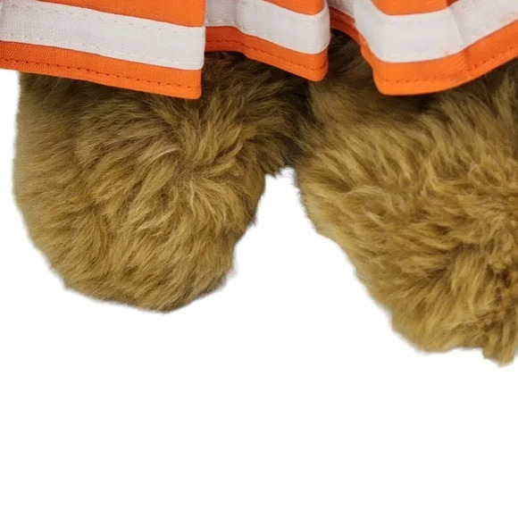 Syracuse University Cheerleader Bear Theodore Jointed Bear MCM Posable Orangemen - Picture 7 of 13